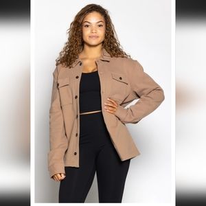 P'tula Shirt Jacket - Hazelnut NWOT